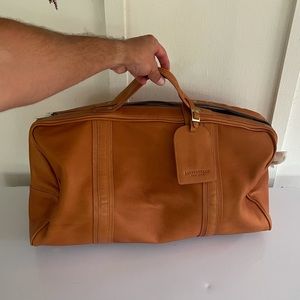 Lucky Brand Tan Leather Duffle Bag